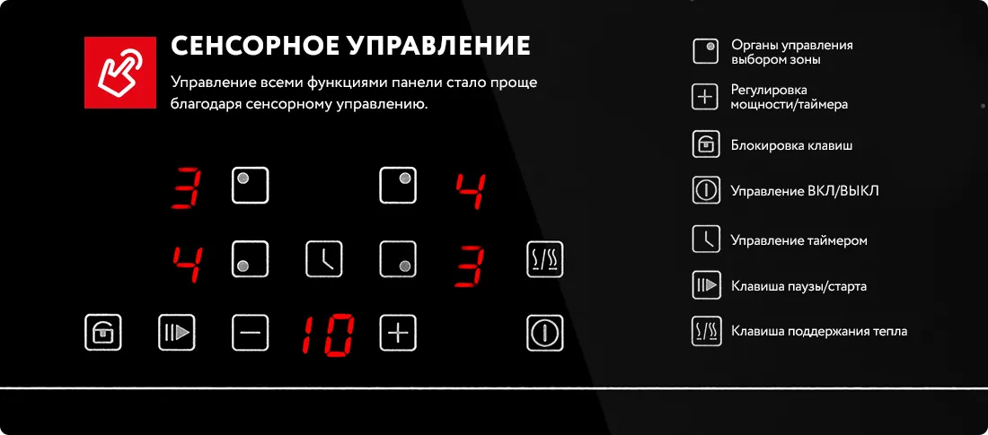Сенсорное управление Сенсорное управление