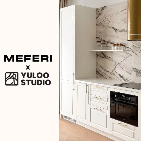 Трешка на берегу реки в ЖК Новоданиловская 8: Yuloo Studio и техника MEFERI