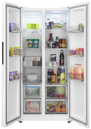 Холодильник отдельностоящий с инвертором MEFERI MFR83WH TOTAL NO FROST SIDE BY SIDE COMFORT Холодильник отдельностоящий с инвертором MEFERI MFR83WH TOTAL NO FROST SIDE BY SIDE COMFORT