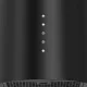 Вытяжка кухонная цилиндрическая настенная MEFERI TUBE35BK ULTRA, 35 см, черная, производительность 1200 м3/ч, 3 скорости, низкий уровень шума, режимы отвод и рециркуляция, гарантия 3 года