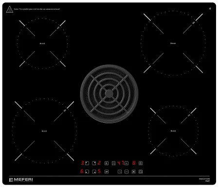 Варочная панель индукционная с вытяжкой MEFERI XSMART60BK POWER Варочная панель индукционная с вытяжкой MEFERI XSMART60BK POWER