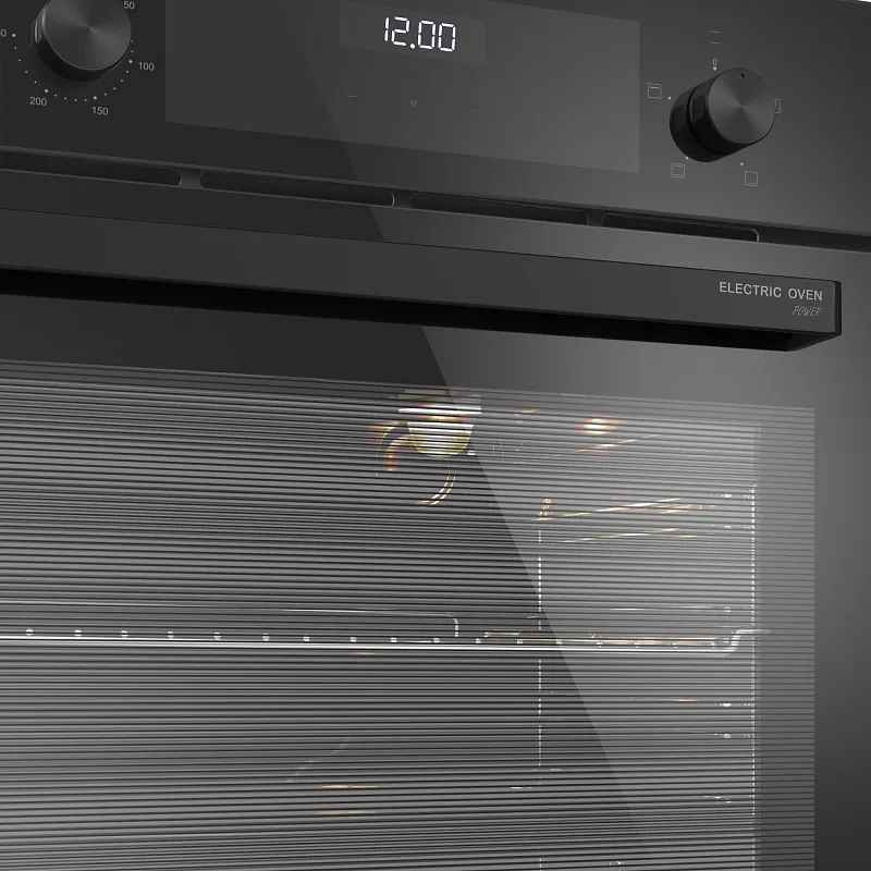 Комплект встраиваемой техники 60см черный MEFERI MS60BK033