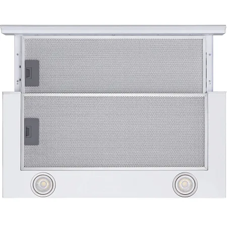 Вытяжка телескопическая кухонная MEFERI SLIDEBOX60WH GLASS ULTRA, 60 см, белая, стекло, производительность 850 м3/ч, 2 скорости, низкий уровень шума, режимы отвод и рециркуляция, гарантия 3 года Вытяжка телескопическая кухонная MEFERI SLIDEBOX60WH GLASS ULTRA, 60 см, белая, стекло, производительность 850 м3/ч, 2 скорости, низкий уровень шума, режимы отвод и рециркуляция, гарантия 3 года