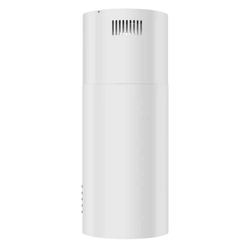 Вытяжка кухонная цилиндрическая островная MEFERI TUBE35WH ISLA ULTRA, 40 см, белая, производительность 1200 м3/ч, 3 скорости, низкий уровень шума, режимы отвод и рециркуляция, гарантия 3 года