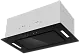 Вытяжка кухонная MEFERI INBOX52BK GLASS COMFORT, 52 см, встраиваемая, черная, стекло, производительность 950 м3/ч, 3 скорости, низкий уровень шума, режимы отвод и рециркуляция, пульт дистанционного управления, гарантия 3 года - изображение vytyazhka_polnovstraivaemaya_inbox52bk_glass_comfort  