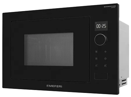 Микроволновая печь встраиваемая MEFERI MMO6025BK COMFORT Микроволновая печь встраиваемая MEFERI MMO6025BK COMFORT