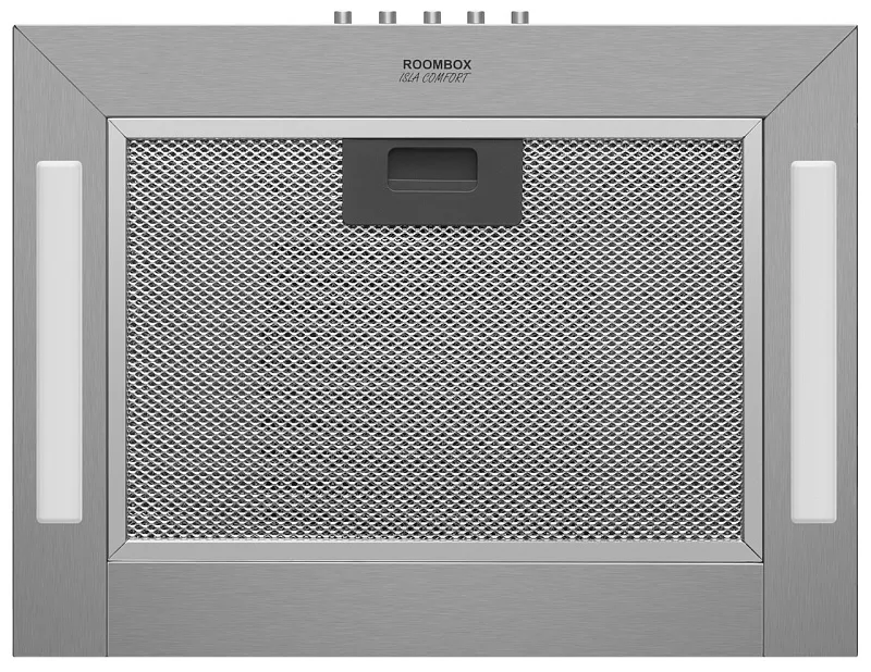 Вытяжка кухонная кубическая островная MEFERI ROOMBOX40IX ISLA COMFORT