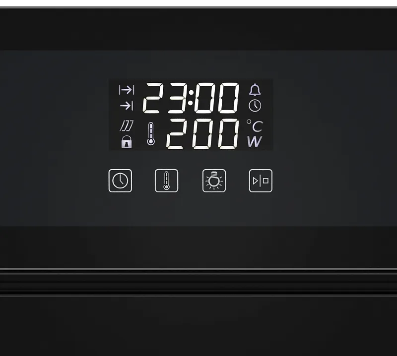 Духовой шкаф электрический MEFERI MEO607BK MICROWAVE