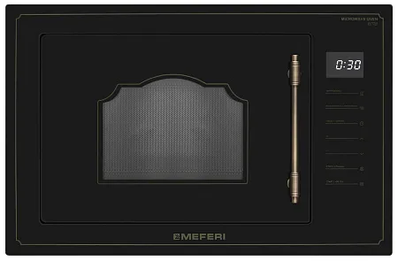 Микроволновая печь встраиваемая MEFERI MMO6025BK RETRO