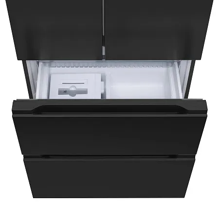 Холодильник отдельностоящий, с инвертором MEFERI MFR83BLACK IX TOTAL NO FROST FRENCH DOOR COMFORT, двухкамерный, с зоной свежести, с льдогенератором Холодильник отдельностоящий, с инвертором MEFERI MFR83BLACK IX TOTAL NO FROST FRENCH DOOR COMFORT, двухкамерный, с зоной свежести, с льдогенератором