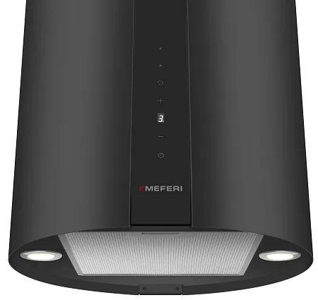 Вытяжка кухонная цилиндрическая островная MEFERI TUBE40BK ISLA COMFORT PLUS, 40 см, черная, производительность 1200 м3/ч, 5 скоростей, режимы отвод и рециркуляция, сенсорное управление, гарантия 3 года Вытяжка кухонная цилиндрическая островная MEFERI TUBE40BK ISLA COMFORT PLUS, 40 см, черная, производительность 1200 м3/ч, 5 скоростей, режимы отвод и рециркуляция, сенсорное управление, гарантия 3 года