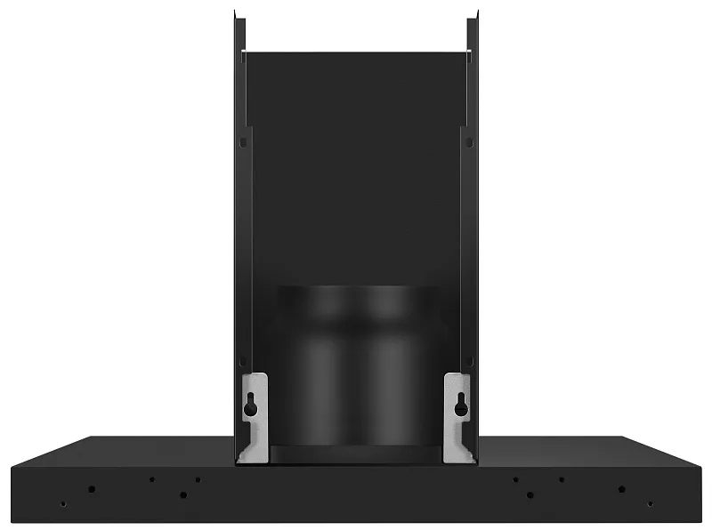 Вытяжка кухонная MEFERI SLIMBOX60BK LIGHT, 60 см, купольная, черная, производительность 650 м3/ч, 3 скорости, низкий уровень шума, режимы отвод и рециркуляция, гарантия 3 года