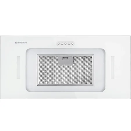 Вытяжка кухонная MEFERI INBOX60WH GLASS ULTRA, 60 см, встраиваемая, белая, стекло, производительность 900 м3/час, низкий уровень шума, режимы отвод и циркуляция, гарантия 3 года Вытяжка кухонная MEFERI INBOX60WH GLASS ULTRA, 60 см, встраиваемая, белая, стекло, производительность 900 м3/час, низкий уровень шума, режимы отвод и циркуляция, гарантия 3 года
