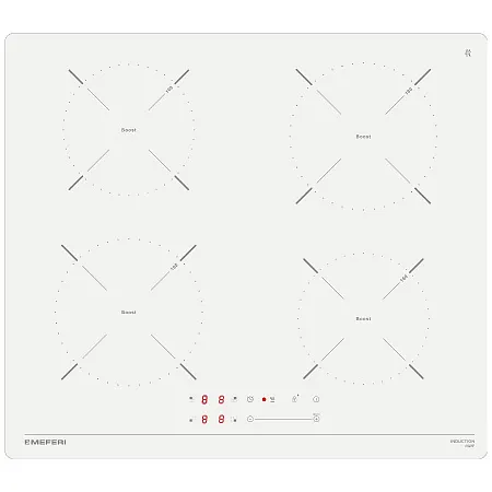 Варочная панель индукционная MEFERI MIH604WH POWER (Модификация 2025 года)