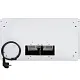 Вытяжка телескопическая кухонная MEFERI SLIDEBOX60WH GLASS ULTRA, 60 см, белая, стекло, производительность 850 м3/ч, 2 скорости, низкий уровень шума, режимы отвод и рециркуляция, гарантия 3 года