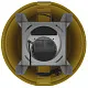 Вытяжка кухонная цилиндрическая островная MEFERI TUBE40GOLD ISLA COMFORT PLUS, 40 см, золотая, производительность 1200 м3/ч, 5 скоростей, режимы отвод и рециркуляция, сенсорное управление, гарантия 3 года