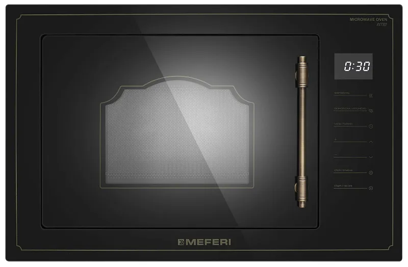 Комплект встраиваемой техники MEFERI 60см черный MS60BK77