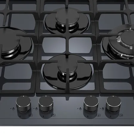 Варочная панель газовая MEFERI MGH604GR GLASS ULTRA Варочная панель газовая MEFERI MGH604GR GLASS ULTRA