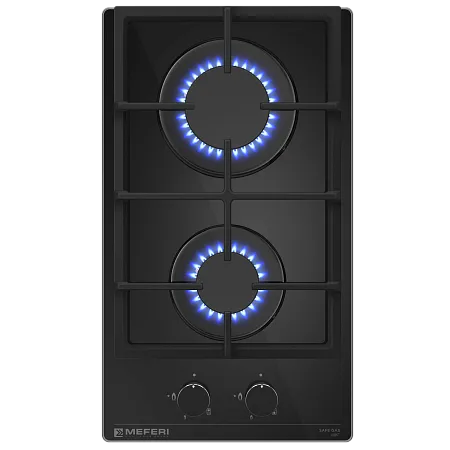 Варочная панель газовая MEFERI MGH302BK GLASS LIGHT