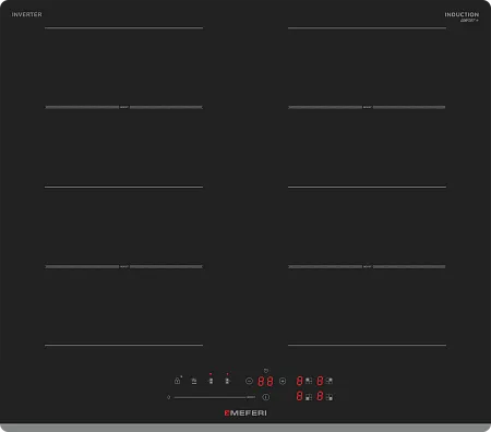 Варочная панель индукционная с инвертором MEFERI MIH604BK COMFORT PLUS Варочная панель индукционная с инвертором MEFERI MIH604BK COMFORT PLUS