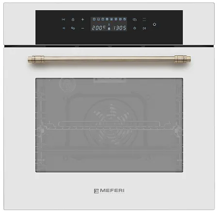 Духовой шкаф электрический MEFERI MEO6010WH RETRO