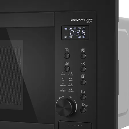 Микроволновая печь встраиваемая MEFERI MMO6025BK POWER Микроволновая печь встраиваемая MEFERI MMO6025BK POWER