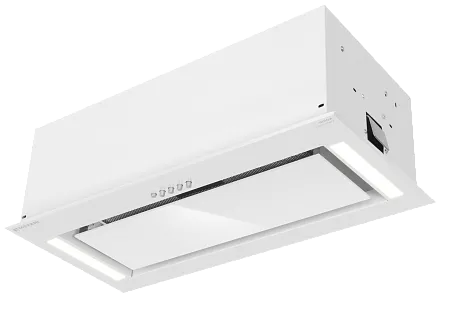 Вытяжка кухонная MEFERI INBOX60WH GLASS POWER, 60 см, полновстраиваемая, белая, стекло, производительность 900 м3/ч, 3 скорости, низкий уровень шума, режимы отвод и рециркуляция, гарантия 3 года Вытяжка кухонная MEFERI INBOX60WH GLASS POWER, 60 см, полновстраиваемая, белая, стекло, производительность 900 м3/ч, 3 скорости, низкий уровень шума, режимы отвод и рециркуляция, гарантия 3 года