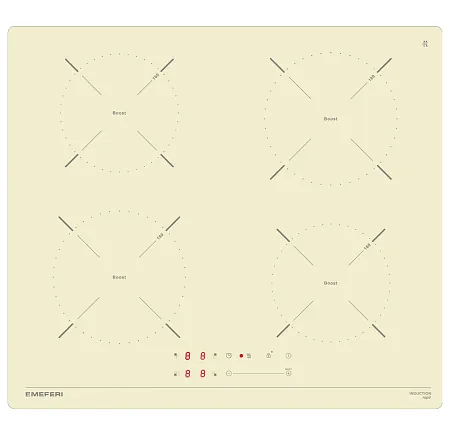 Варочная панель индукционная MEFERI MIH604BG POWER