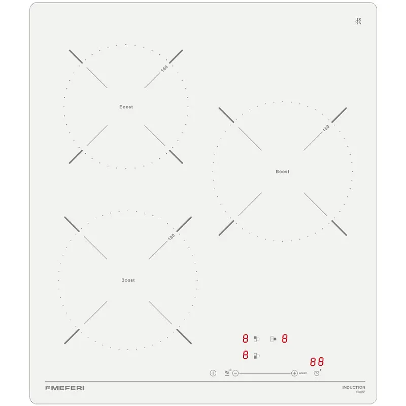Варочная панель индукционная MEFERI MIH453WH POWER (Модификация 2025 года) - изображение varochnaya_panel_induktsionnaya_mih453wh_power  
