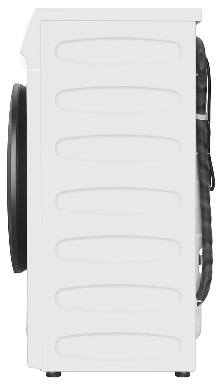 Стиральная машина с паром узкая MEFERI MFW081210WH POWER отдельностоящая белая, глубина 38,5 см, загрузка 8 кг