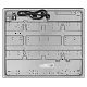 Варочная панель газовая  MEFERI MGH604WH GLASS ULTRA