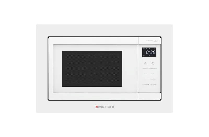 Фото mikrovolnovaya_pech_vstraivaemaya_mmo6020wh_comfort на сайте meferi-home.ru Микроволновая печь встраиваемая MEFERI MMO6020WH COMFORT - изображение mikrovolnovaya_pech_vstraivaemaya_mmo6020wh_comfort