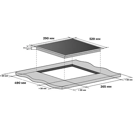 Варочная панель индукционная MEFERI MIH302WH POWER (Модификация 2025 года) Варочная панель индукционная MEFERI MIH302WH POWER (Модификация 2025 года)
