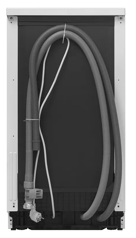 Посудомоечная машина узкая отдельностоящая MEFERI MDW4562WH FS LIGHT, 45 см, 9 комплектов посуды, 6 программ, 2 корзины, половинная загрузка, отсрочка, таймер, защита от протечек, внутренняя подсветка