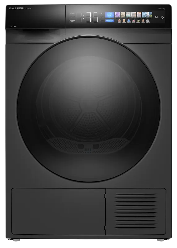 Сушильная машина с инвертором и тепловым насосом MEFERI MDR1016GR HP COMFORT - изображение sushilnaya_mashina_s_invertorom_i_teplovym_nasosom_mdr1016gr_hp_comfort  