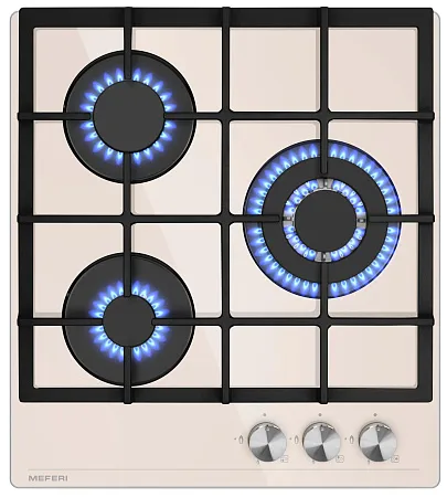 Варочная панель газовая MEFERI MGH453BG GLASS POWER
