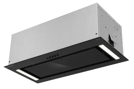 Вытяжка кухонная MEFERI INBOX60BK GLASS POWER, 60 см, встраиваемая, черная, стекло, производительность 900 м3/ч, 3 скорости, низкий уровень шума, режимы отвод и рециркуляция, гарантия 3 года Вытяжка кухонная MEFERI INBOX60BK GLASS POWER, 60 см, встраиваемая, черная, стекло, производительность 900 м3/ч, 3 скорости, низкий уровень шума, режимы отвод и рециркуляция, гарантия 3 года