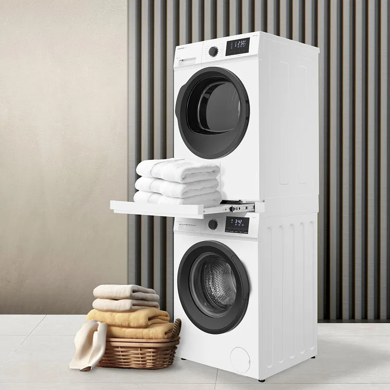 Колонна из стиральной и сушильной машин белая MEFERI MS10WH81 ULTRA
