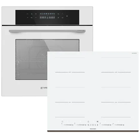 Комплект встраиваемой техники MEFERI 60см белый MS60WH22 Комплект встраиваемой техники MEFERI 60см белый MS60WH22