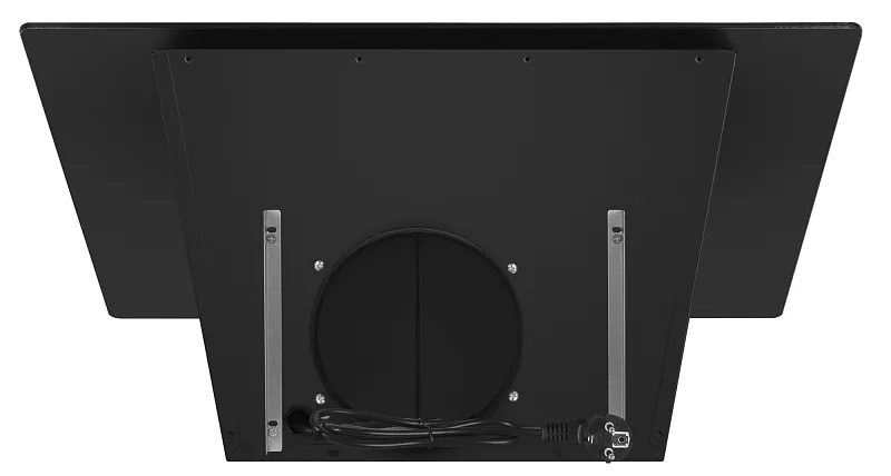 Вытяжка кухонная MEFERI AIRBOX60BK POWER, 60 см, наклонная, черная, стекло, производительность 900 м3/ч, 3 скорости, низкий уровень шума, режимы отвод и рециркуляция, гарантия 3 года