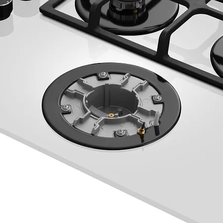 Варочная панель газовая MEFERI MGH604WH GLASS ULTRA Варочная панель газовая MEFERI MGH604WH GLASS ULTRA