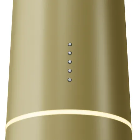 Вытяжка кухонная цилиндрическая настенная MEFERI TUBE35GOLD COMFORT, 35 см, горчично-золотая, производительность 1200 м3/ч, 3 скорости, низкий уровень шума, режимы отвод и рециркуляция, гарантия 3 года Вытяжка кухонная цилиндрическая настенная MEFERI TUBE35GOLD COMFORT, 35 см, горчично-золотая, производительность 1200 м3/ч, 3 скорости, низкий уровень шума, режимы отвод и рециркуляция, гарантия 3 года