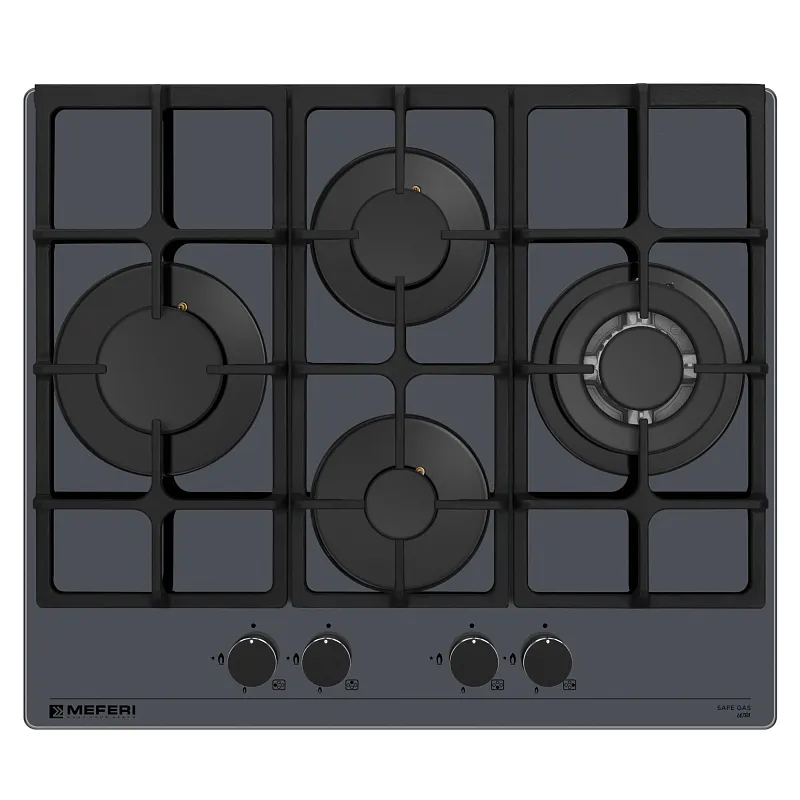 Варочная панель газовая MEFERI MGH604GR GLASS ULTRA