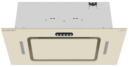 Вытяжка кухонная MEFERI INBOX60BG GLASS ULTRA, 60 см, встраиваемая, бежевая, стекло, производительность 900 м3/ч, 3 скорости, низкий уровень шума, режимы отвод и рециркуляция, гарантия 3 года Вытяжка кухонная MEFERI INBOX60BG GLASS ULTRA, 60 см, встраиваемая, бежевая, стекло, производительность 900 м3/ч, 3 скорости, низкий уровень шума, режимы отвод и рециркуляция, гарантия 3 года