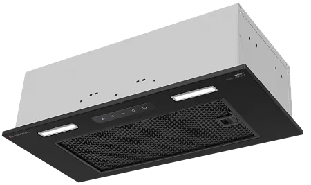 Вытяжка кухонная MEFERI INBOX60BK SENSOR COMFORT, 60 см, полновстраиваемая, черная, производительность 950 м3/ч, 3 скорости, низкий уровень шума, режимы отвод и рециркуляция, гарантия 3 года Вытяжка кухонная MEFERI INBOX60BK SENSOR COMFORT, 60 см, полновстраиваемая, черная, производительность 950 м3/ч, 3 скорости, низкий уровень шума, режимы отвод и рециркуляция, гарантия 3 года