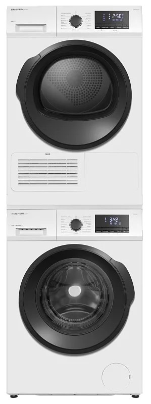 Колонна из стиральной и сушильной машин белая MEFERI MS10WH80 ULTRA - изображение kolonna_iz_stiralnoy_i_sushilnoy_mashin_belaya_ms10wh80_ultra  