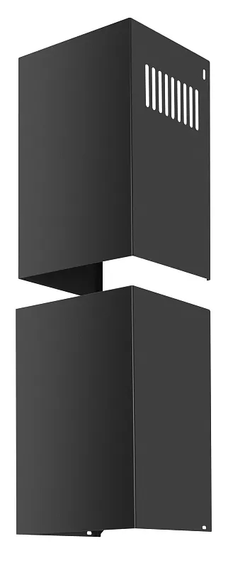 Вытяжка кухонная MEFERI AIRBOX45BK LIGHT, 45 см, наклонная, черная, стекло, производительность 650 м3/ч, 3 скорости, низкий уровень шума, режимы отвод и рециркуляция, гарантия 3 года