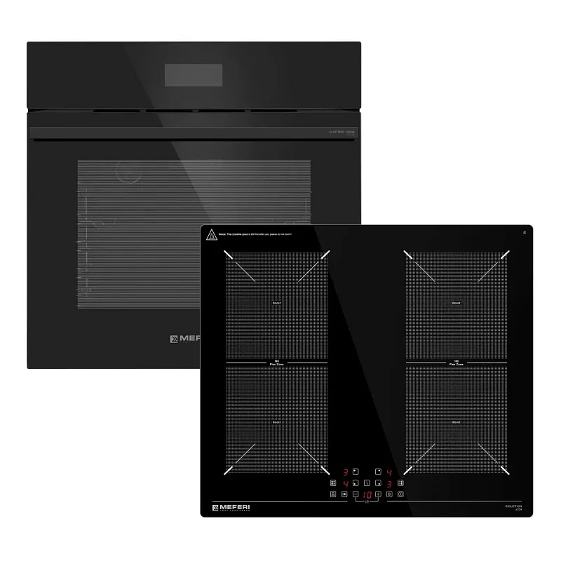 Комплект встраиваемой техники 60см черный MEFERI MS60BK73 - изображение komplekt_vstraivaemoy_tekhniki_meferi_60sm_chernyy_ms60bk73  