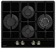 Варочная панель газовая MEFERI MGH604BK GLASS RETRO Варочная панель газовая MEFERI MGH604BK GLASS RETRO