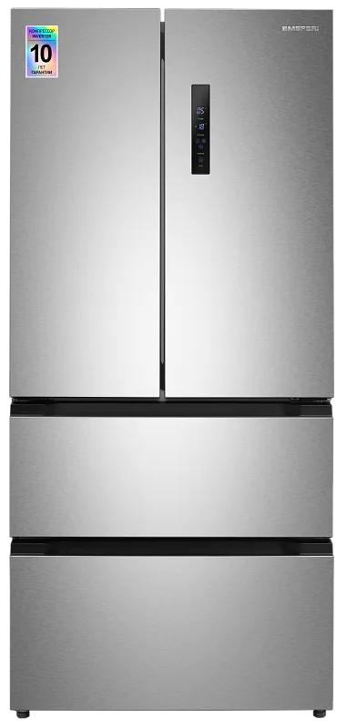 Холодильник отдельностоящий, с инвертором MEFERI MFR83IX TOTAL NO FROST FRENCH DOOR COMFORT, двухкамерный, с зоной свежести, с льдогенератором - изображение kholodilnik_otdelnostoyashchiy_s_invertorom_mfr83ix_total_no_frost_french_door_comfort  